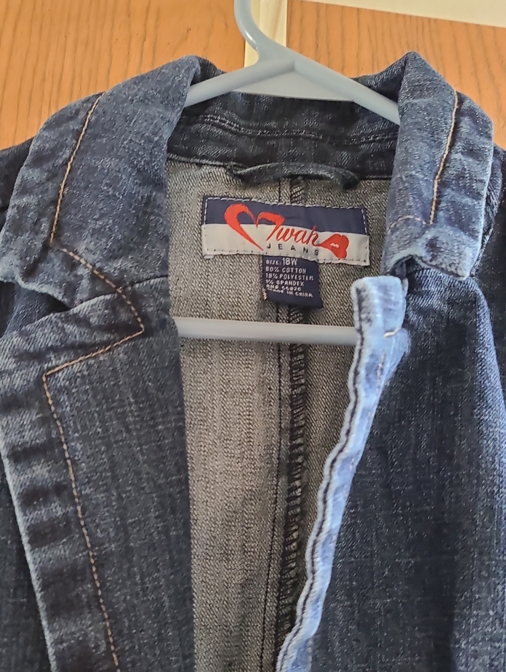 Wahl Women's Dark Blue Denim Jean Jacket